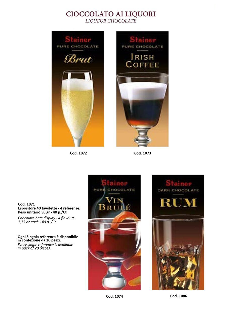 Ciocolată cu Lichior Stainer