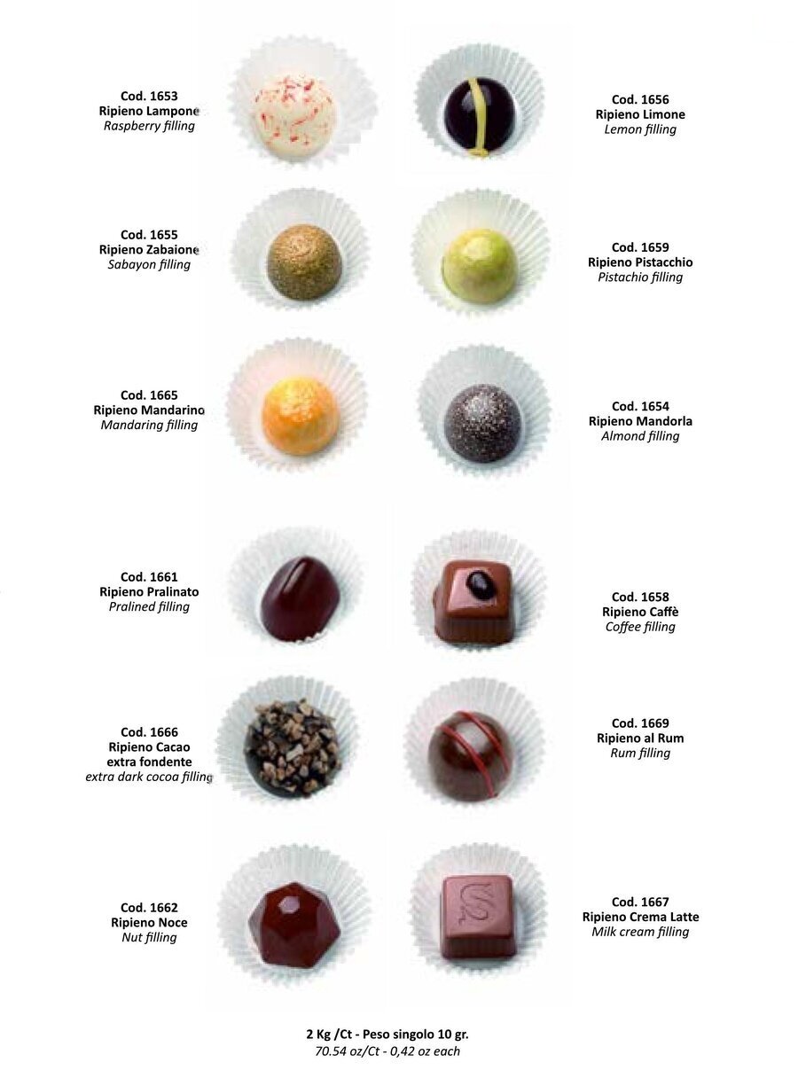 Praline Stainer — 12 umpluturi artizanale