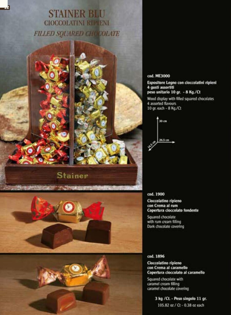 Stainer Blu — Cioccolatini Ripieni