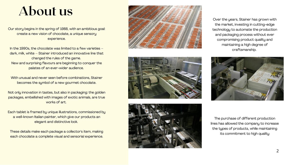 Stainer — About Us, History and Production